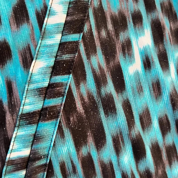 Womens Worthington Stretch Blue Blouse - XL - Picture 4 of 6